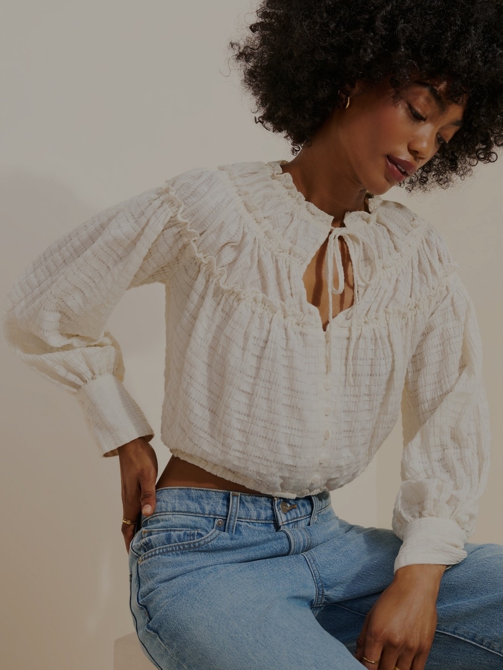 Free People Hailey Blouse.